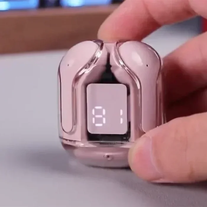 Pembe Ultrapods Max Kablosuz Bluetooth Kulaklık Tws 5.3