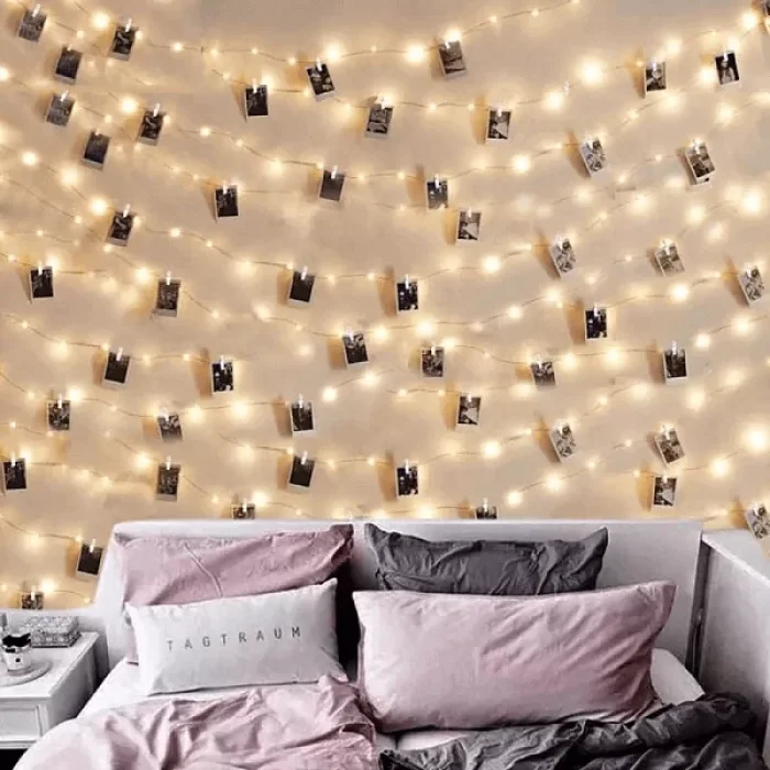 Peri Led Işık 3 Metre Sarı Ve 15 Küçük Mandal