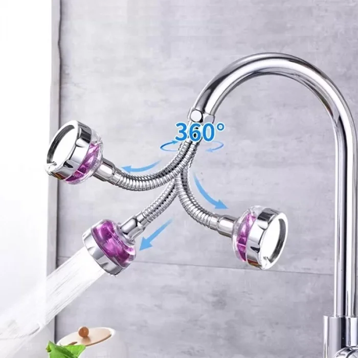 Pervaneli Hortumlu Esnek Musluk Başlığı Tasarruflu Musluk Başlığı