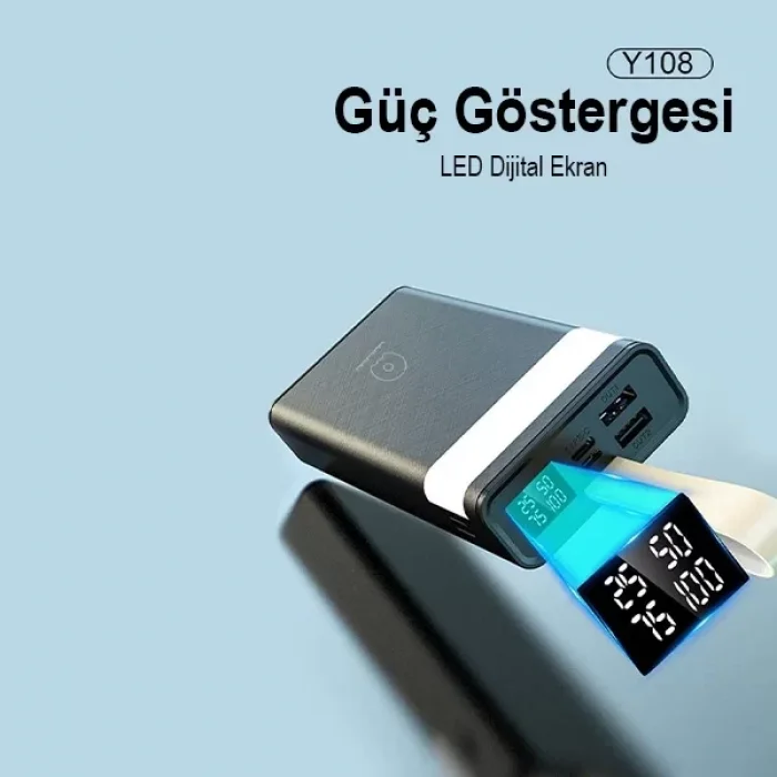 Polygold 30000 Mah Led Işıklı Kamp Powerbank