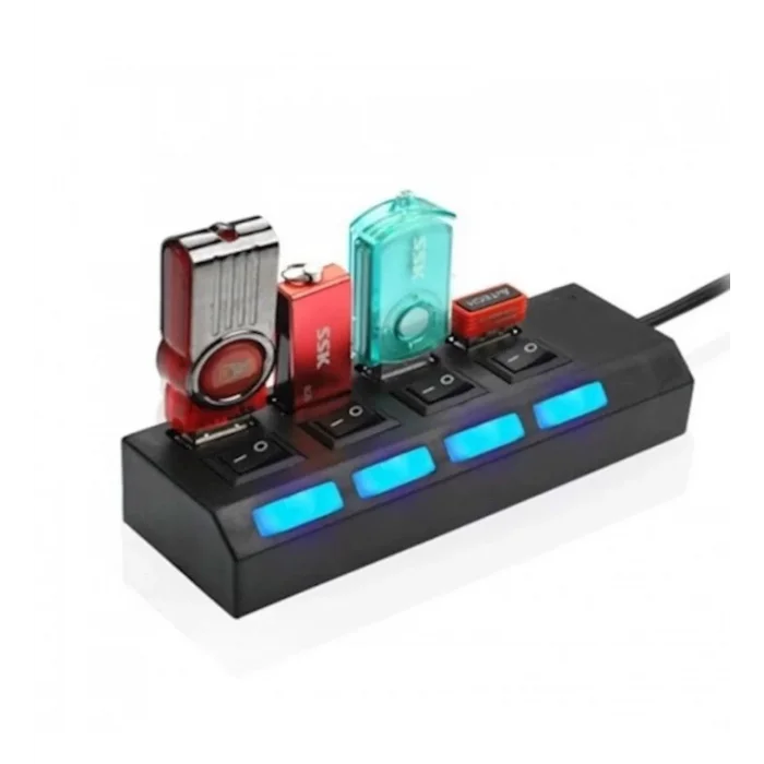 Polygold 4 Port Anahtarlı Usb 2.0 Çoğaltıcı