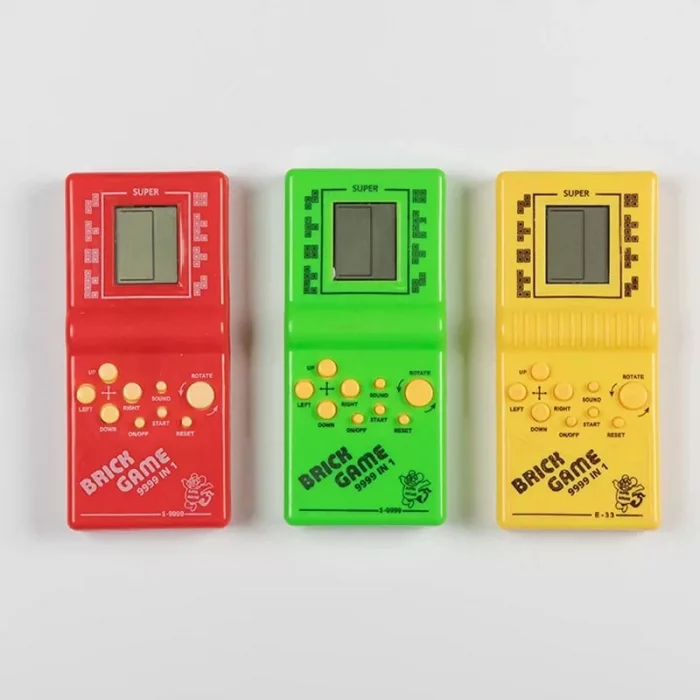 Renkli Tetris El Atarisi Nostaljik Oyuncak