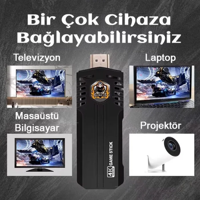 Retro Atari Oyun Konsolu Game Stick 30000 Oyun