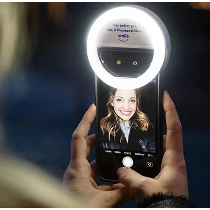 Ring Light Selfie Işığı 3 Kademeli Led Telefon Işığı