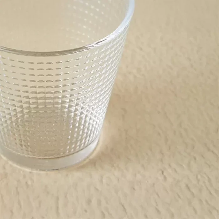Sigma Glass İçten Desenli Su Bardağı 3 Lü Set