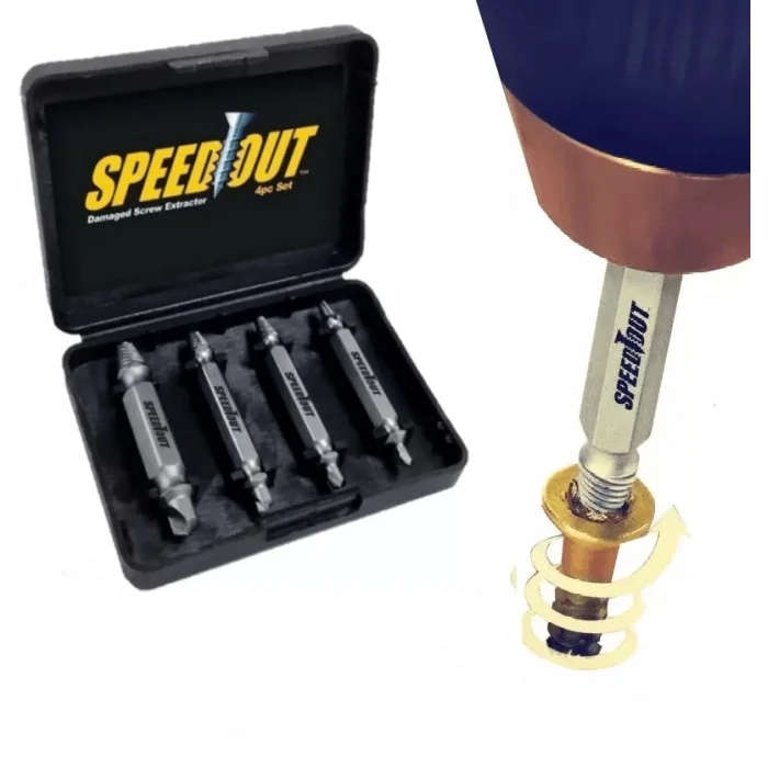 Speed Out Hasarlı Bozuk Vida Çıkarıcı Set