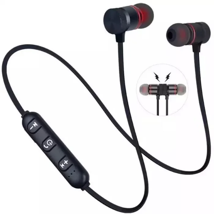 Sport Mıknatıslı Bluetooth Kulaklık Siyah