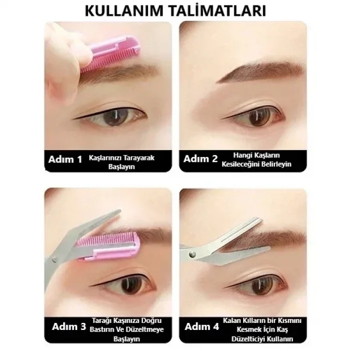 Taraklı Kaş Kesme Makası