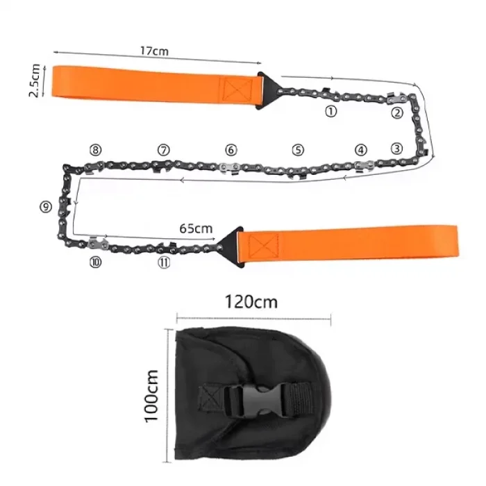 Taşınabilir Mini El Zincirli Testere Kamp Testeresi