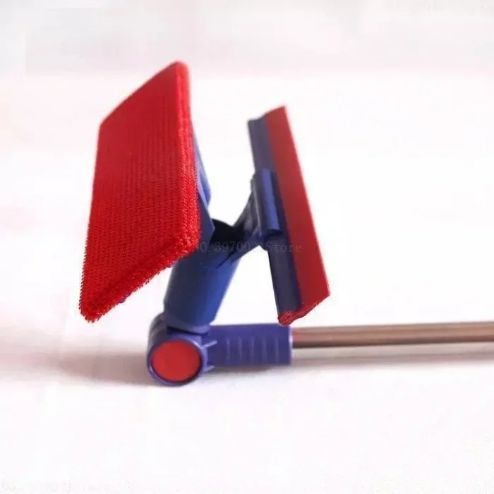 Teleskobik Mikrofiber Çift Taraflı Cam Silme Aparatı