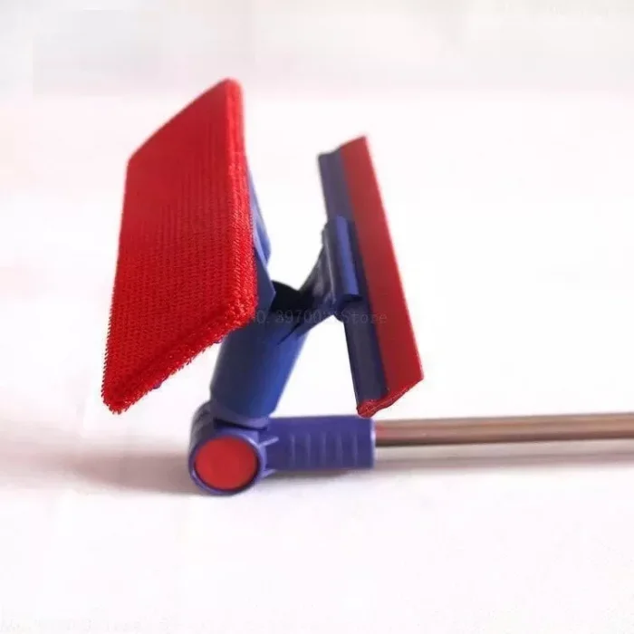 Teleskobik Mikrofiber Çift Taraflı Cam Silme Aparatı
