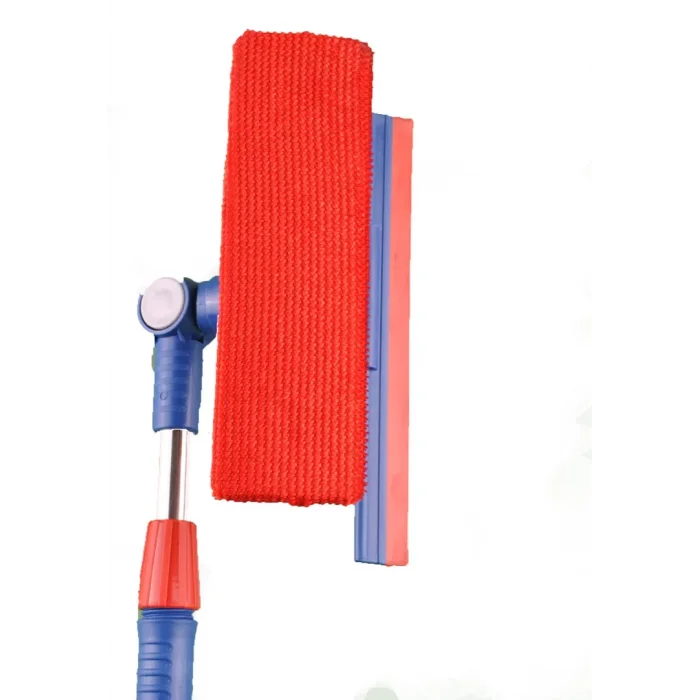 Teleskobik Mikrofiber Çift Taraflı Cam Silme Aparatı