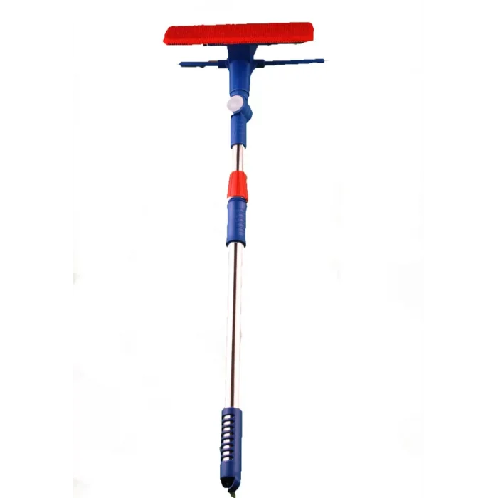 Teleskobik Mikrofiber Çift Taraflı Cam Silme Aparatı