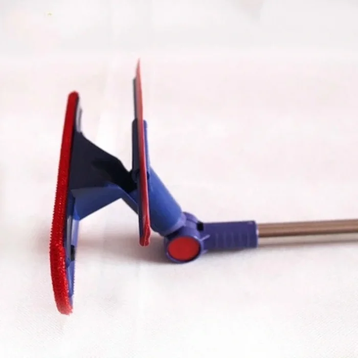 Teleskobik Mikrofiber Çift Taraflı Cam Silme Aparatı