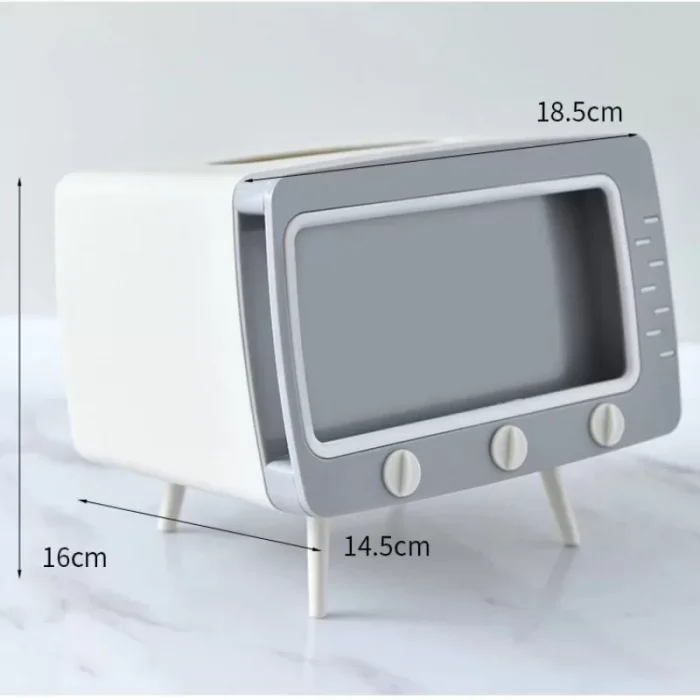 Televizyon Şekilli Telefon Tutucu Masaüstü Peçetelik