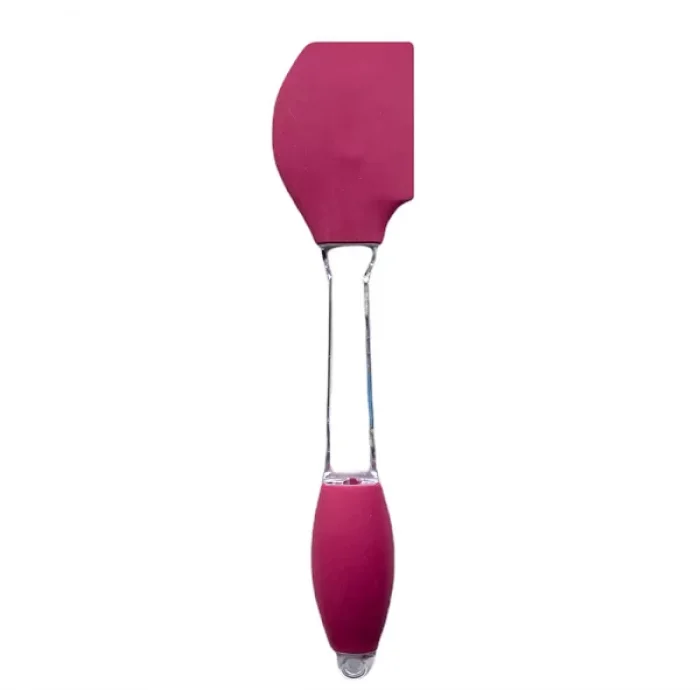 Tombul Saplı Silikon Yassı Sıyırma Spatulası