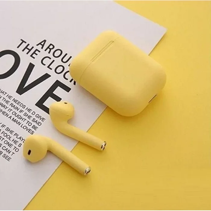 Tws İnpods İ12 Bluetooth 5.0 Kulaklık Sarı