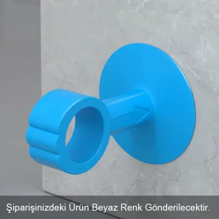 Vantuzlu Geçmeli Kapı Kolu Stoper 4 Lü