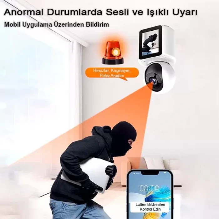 Wifi Videolu Görüşme Özellikli Akıllı Kamera