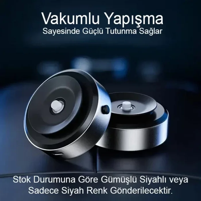 X10Q 360 Adsorpsiyon Vakumlu Manyetik Telefon Tutucu Telefon Standı Mükemmel Yapışma