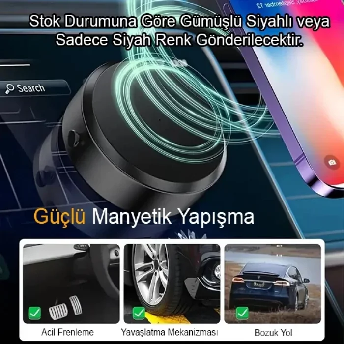 X10Q 360 Adsorpsiyon Vakumlu Manyetik Telefon Tutucu Telefon Standı Mükemmel Yapışma