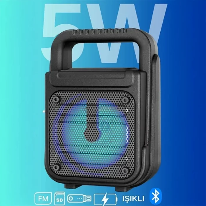 Yüksek Ses Bluetooth Hoparlör Işıklı Ses Bombası