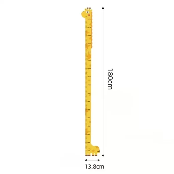 Zürafa Çocuk Odası Boy Ölçer Sticker 180 Cm