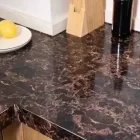 10 Mt Mermer Desenli Yapışkanlı Folyo Kahve