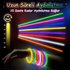 100 Parça Glow Stick Işıklı Karanlıkta Parlayan Fosforlu Çubuk
