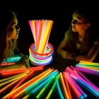 100 Parça Glow Stick Işıklı Karanlıkta Parlayan Fosforlu Çubuk
