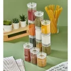 12 Adet Mika Hava Geçirmez Vakumlu Baharatlık