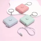 150 Cm Stickerli Pratik Taşınabilir Çanta Boy Anahtarlık Mezura