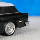 1955 Model Klasik Araba Bluetooth Hoparlör Speaker 10 Watt Fm Radyo Sd Kart Usb Siyah