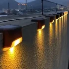 2 Adet Köşebent Merdiven Veranda Solar Led Lamba