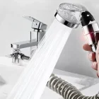 2 İn 1 Spiral Hortumlu Haraketli Lavabo Duş Başlığı