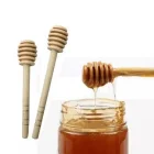 2 Li Ahşap Bal Kaşığı Sürme Ve Karıştırma