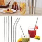 2 Li Paslanmaz Çelik Pipet Ve Temizleme Fırçası