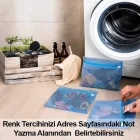 3 Adet Bebek Çocuk Çorap Çamaşır Yıkama Filesi