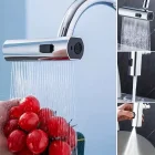 3 Fonksiyonlu Çok Amaçlı Esnek Şelale Musluk Başlığı