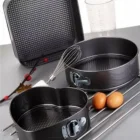 3 Lü Kelepçeli Teflon Kek Kalıbı