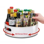 360 Derece Dönen Yuvarlak Saklama Tepsisi