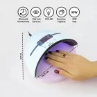 36w Oje Ve Tırnak Kurutucu Fototerapi Makinesi Dijital Göstergeli