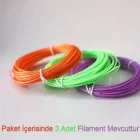 3d Pen Üç Boyutlu Yazıcı Kalem Printer 3 Renk Filament