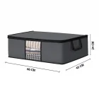 4 Adet Mega Boy Baza Altı Hurç 66 X 45 X 24 Cm