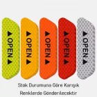 4 Adet Reflektif Araç Kapı Stickerı Reflektör Araba Kapı Bandı