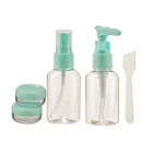 6 Lı Şeffaf Seyehat Kiti Kozmetik Dolum Seti