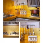 5 Mt Yapışkanlı Mutfak Tezgah Üstü Folyo Gold