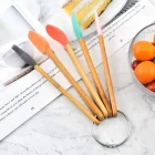 5 Parça Mini Silikon Spatula Kaşık Fırça Seti