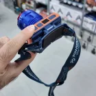 50w 3000 Lümen 6800mah Batarya Zoomlu Ve Sensörlü Dijital Ekran Kafa Lambası