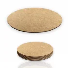 6 Adet Ahşap 3 Mm 22 Cm Yuvarlak Supla